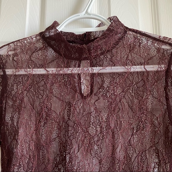 Forever 21 - Lace Long Sleeve Top - Picture 2 of 8